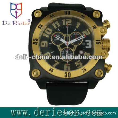 Stainless Steel Big Watches for Men Swiss Movement